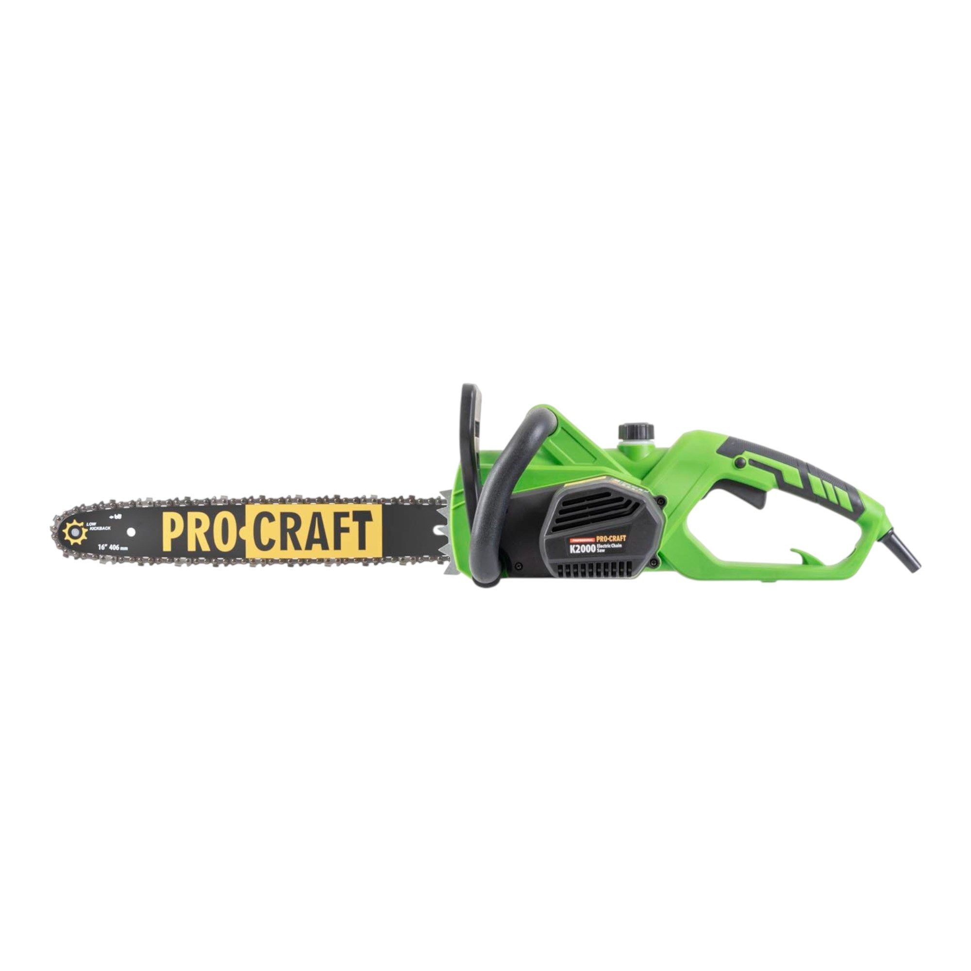 PRO CRAFT Elektro-Kettensäge Procraft K2000 Kettensäge 1800 Watt 406 mm Schnittlänge