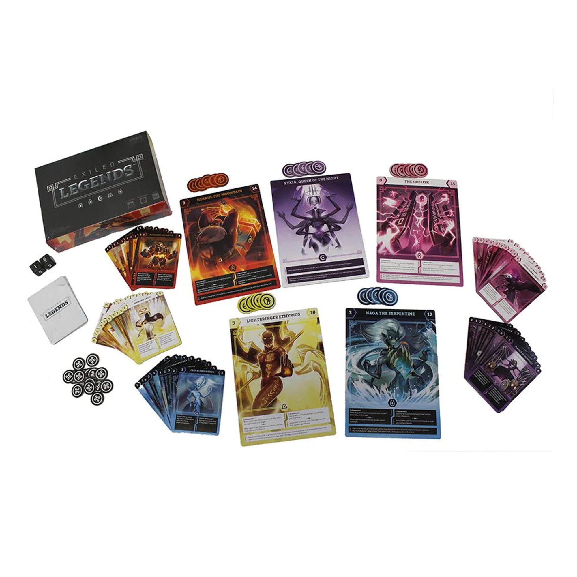 Unstable Games Spiel Exiled Legends - Strategisches Kartenspiel (EN)