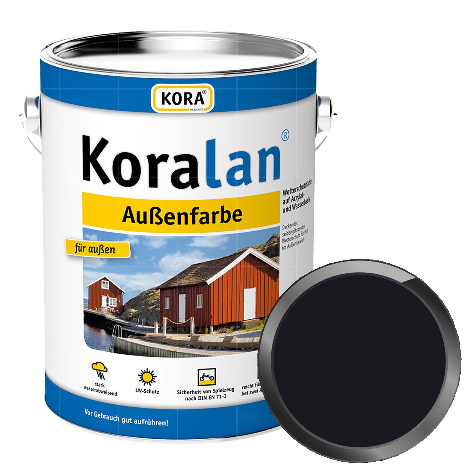 KORA Wetterschutzfarbe KORALAN AUSSENFARBE - 2.5 LTR