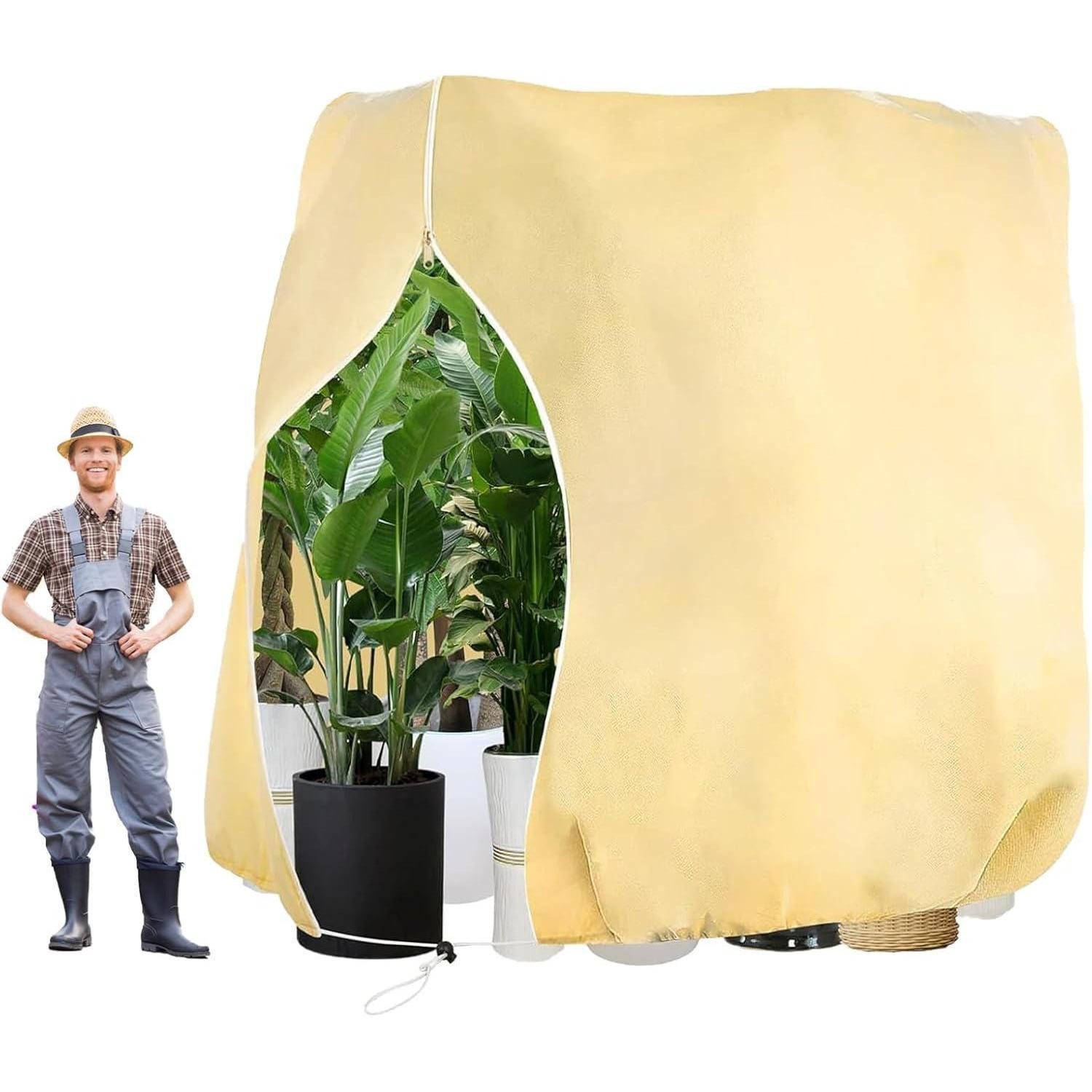 LuxusKollektion Winterschutzhaube Winterschutz Pflanzen Atmungsaktiv 85 g/m² Frostschutz 250 * 360cm