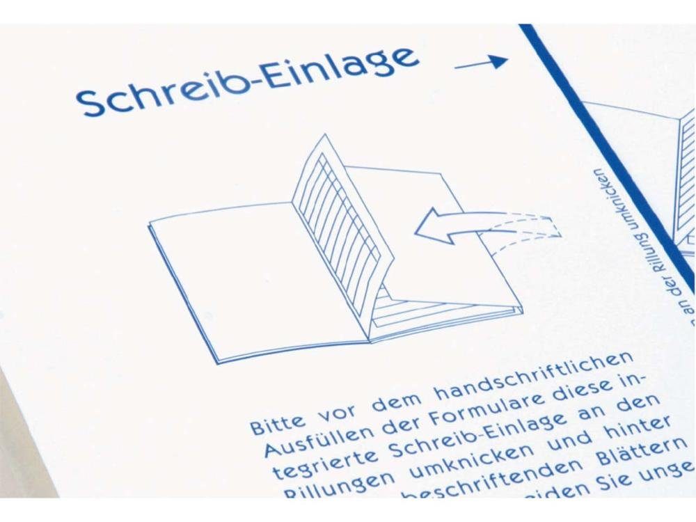 Avery Zweckform Formularblock 1773 Stunden-Nachweis DIN A4 selbstdurchschreibend 2 x 40 Blatt weiß g – Bild 3 von 3
