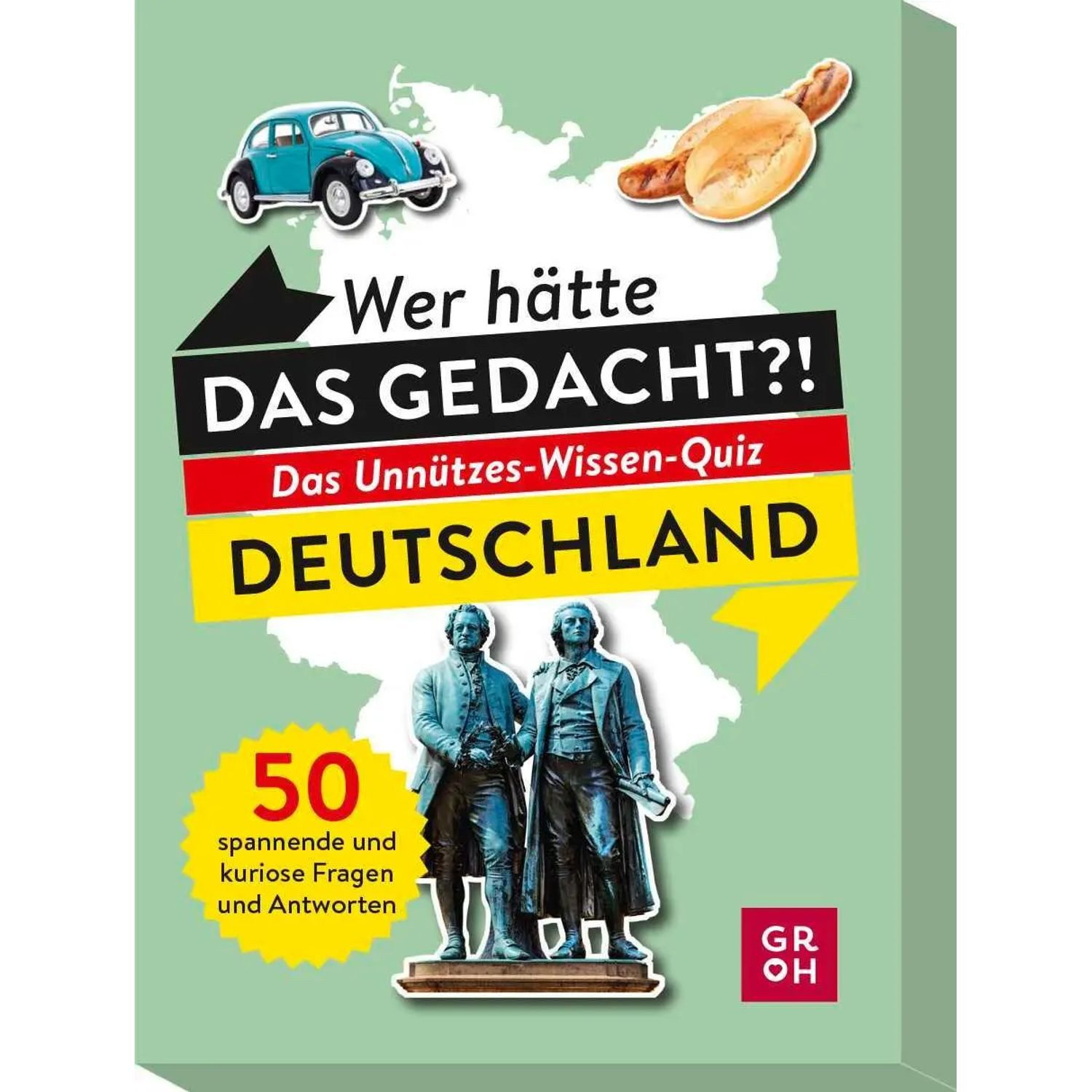 groh Verlag Spiel Wer hätte das gedacht?! Das Unnützes-Wissen-Quiz Deutschland