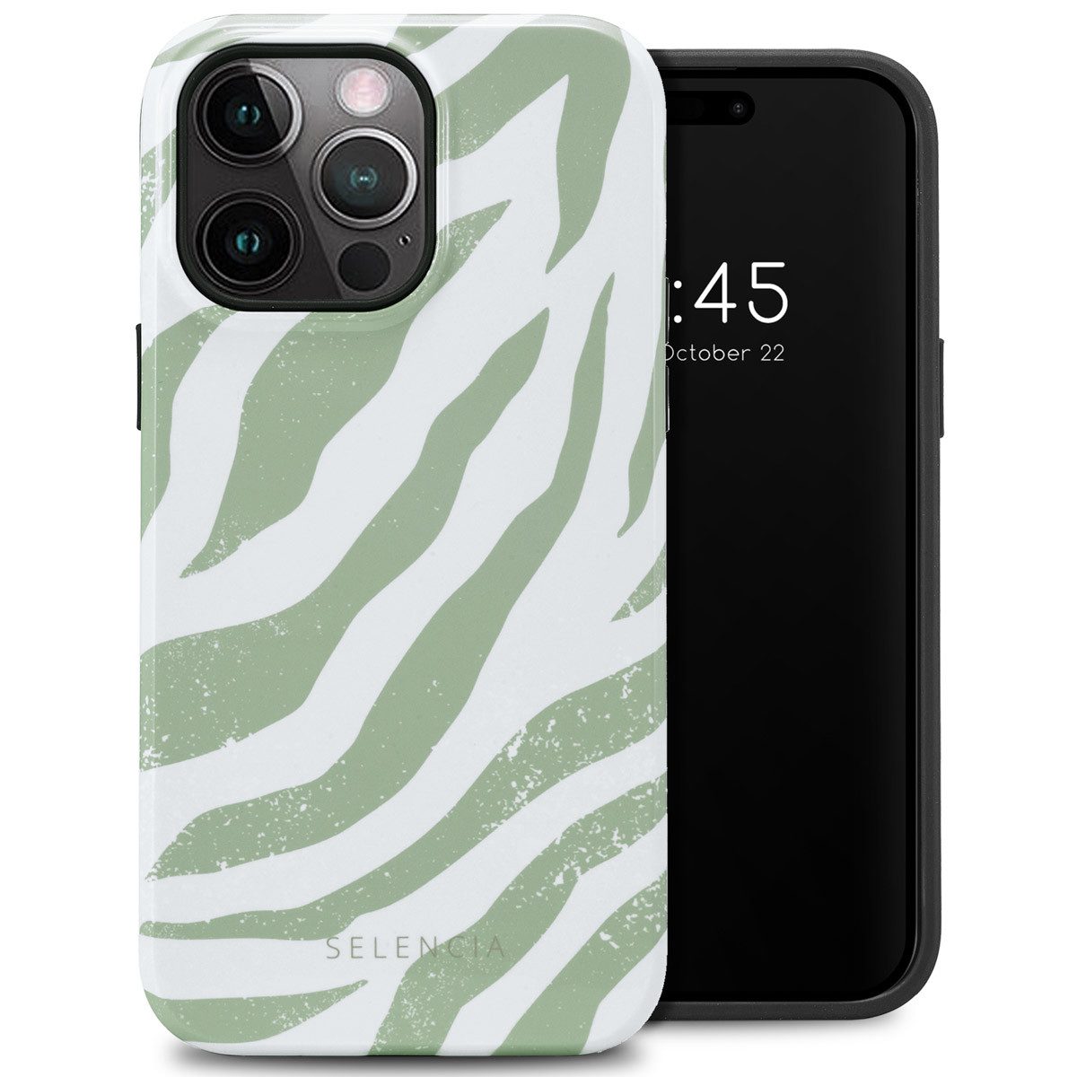 Selencia Backcover Selencia Vivid Back Cover Apple iPhone 14 Pro Max - Colorful Zebra Sag