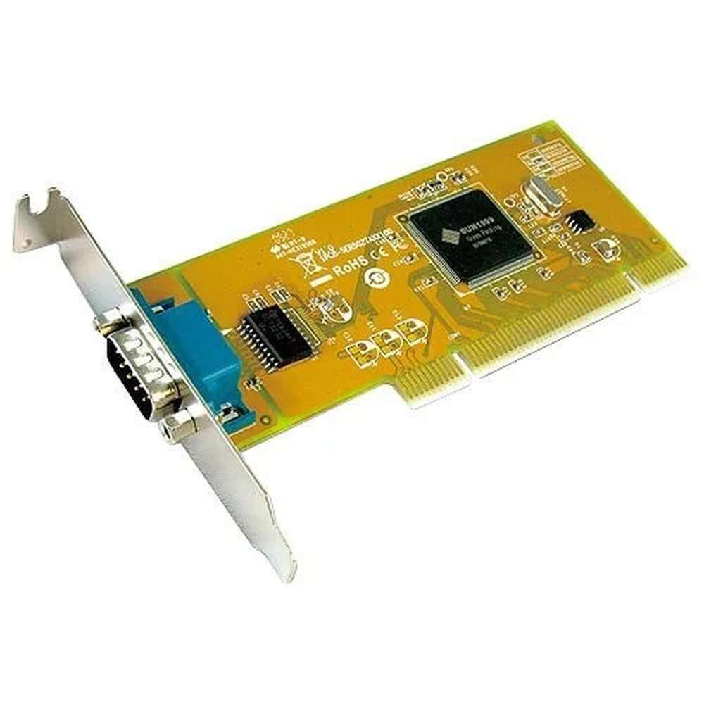 Sunix IO Sunix PCI 1x Seriell Low-Profile (5027AL) ! Reine Low-Profile Karte Computer-Adapter