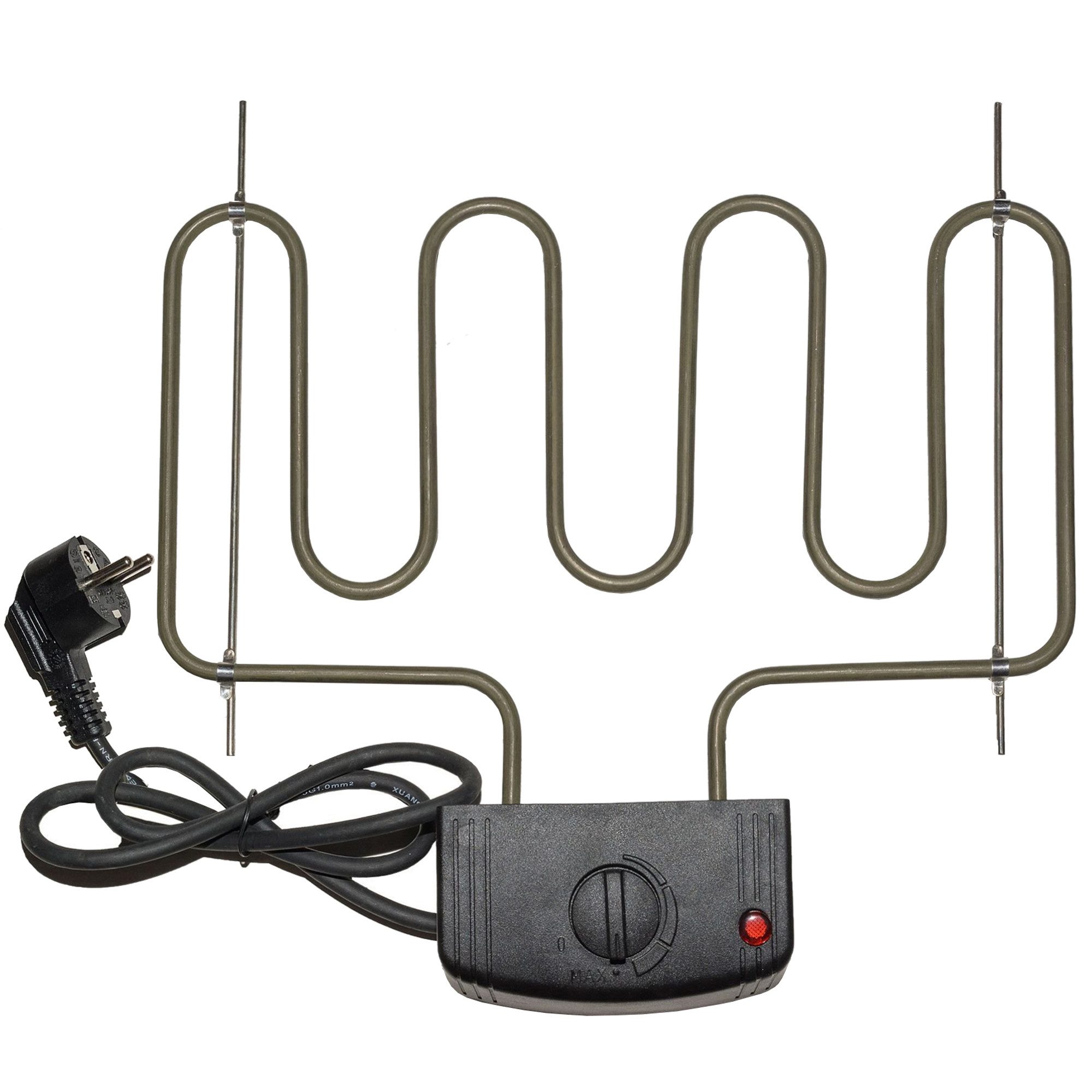 ITA Räucherofen Räucherofen Profi Elektroheizung 2000W zum Räuchern, 1-St., Heizspirale für ITA Räucherschränke und Smoker anderer Hersteller