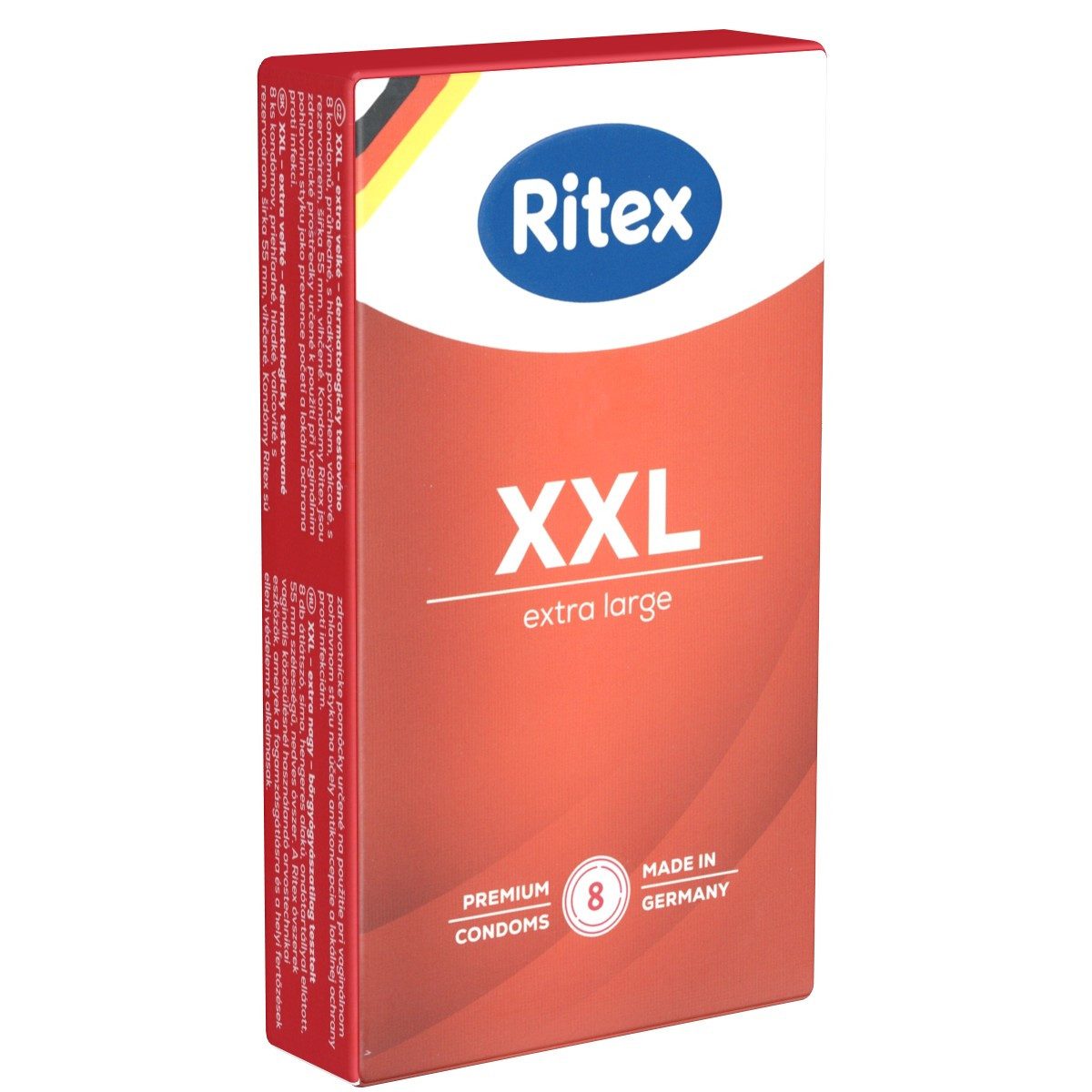 Ritex XXL-Kondome XXL extra large Packung mit, 8 St., Kondome mit großer Passform für große Größen