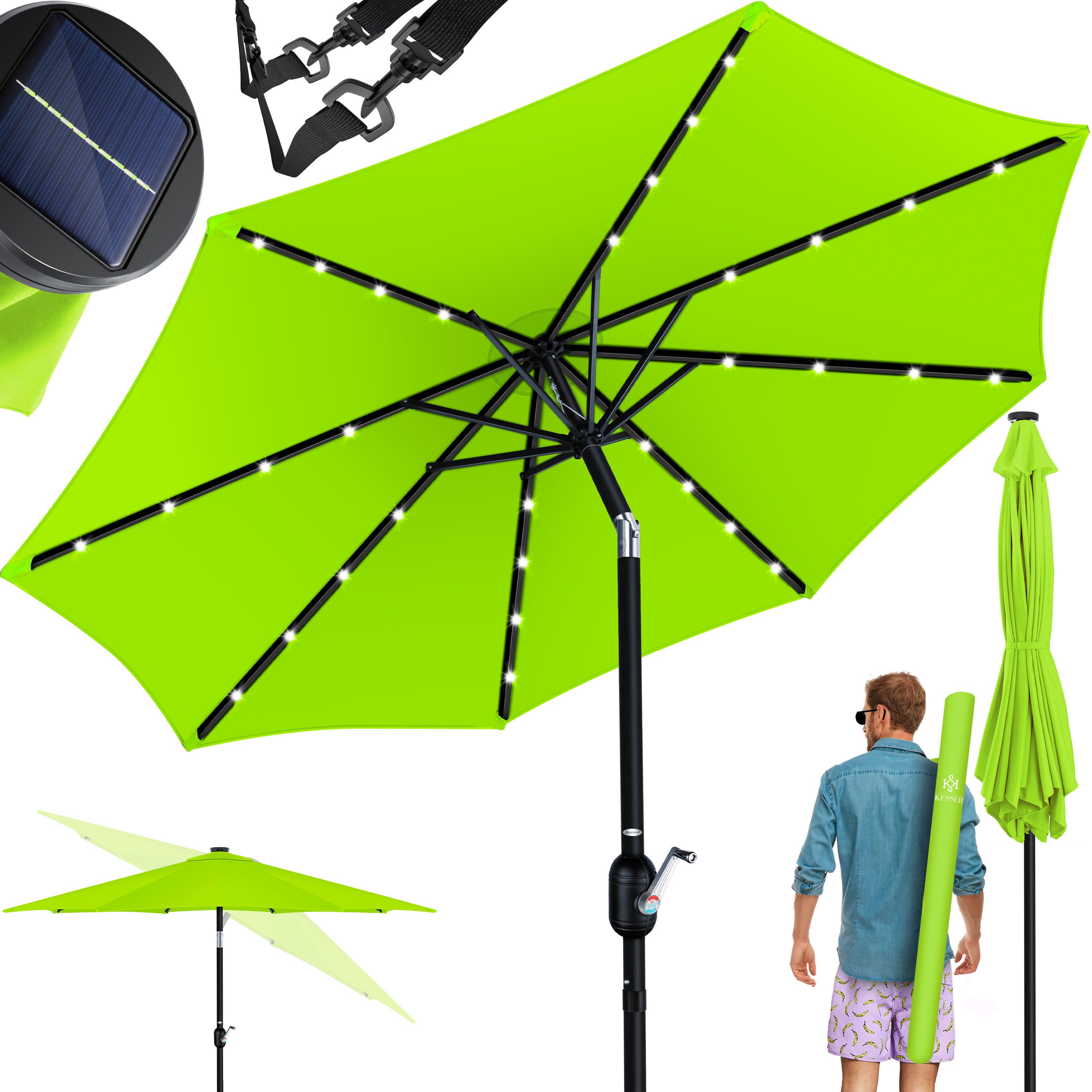KESSER Sonnenschirm, Sonnenschirm Balkonschirm LED Solar günstig online kaufen