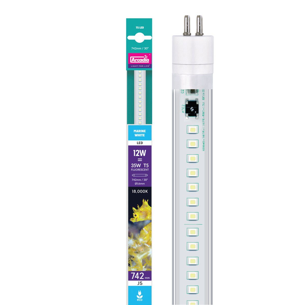 Arcadia LED Aquariumleuchte LED-Röhre T5 Marine White