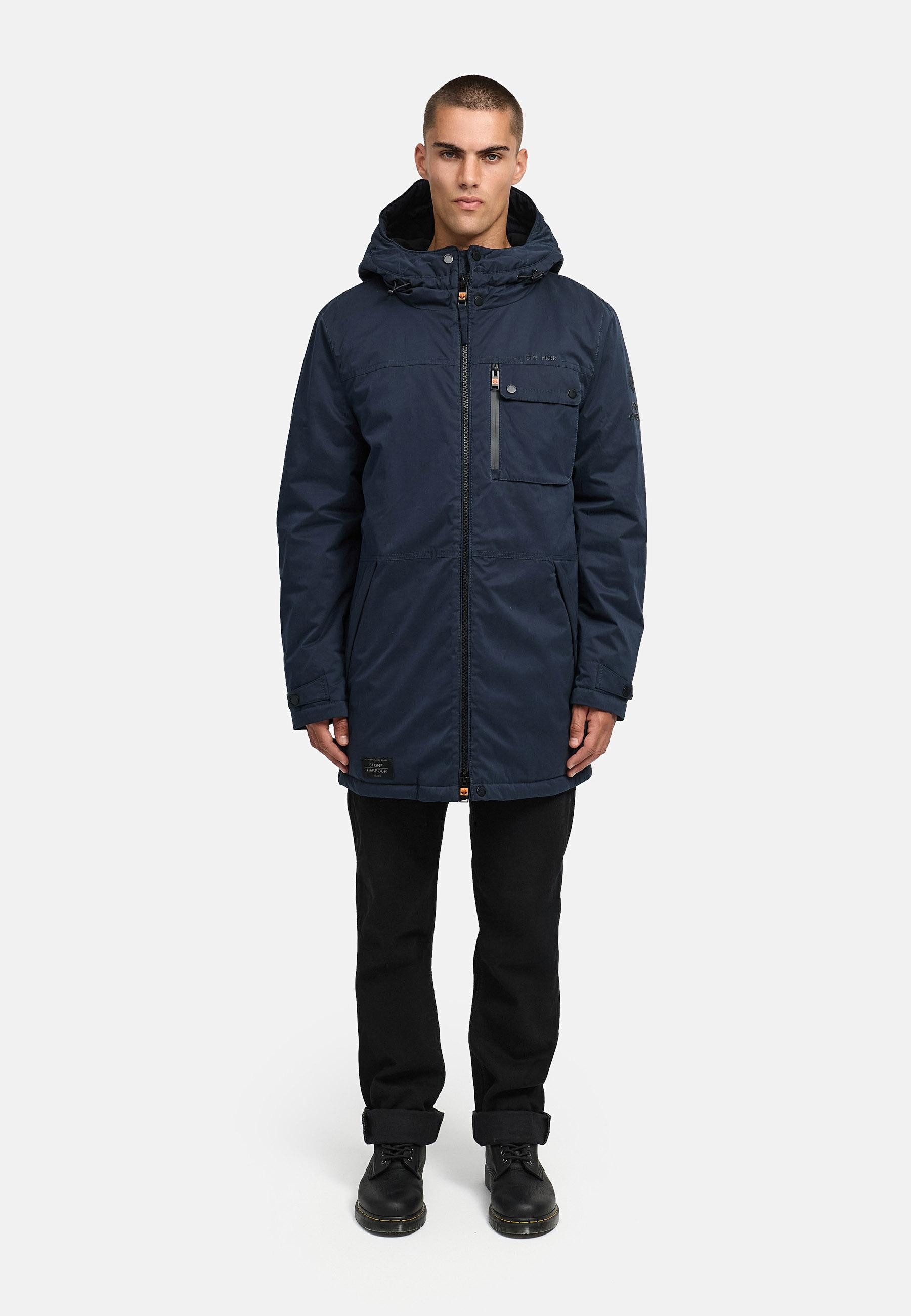 Stone Harbour Wintermantel Fintaan XX Winterparka mit großen Eingrifftaschen und Brusttasche