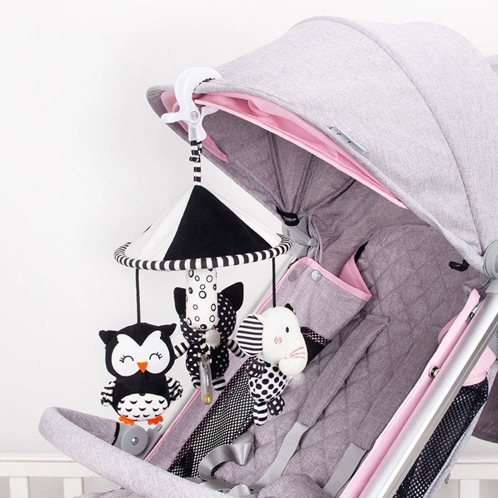 CLTYQ Mobile BabyCrib Mobile Babybett,Musik Wiege für Babys, Babyerstausstattung, Babybett- und Baby-Zubehör
