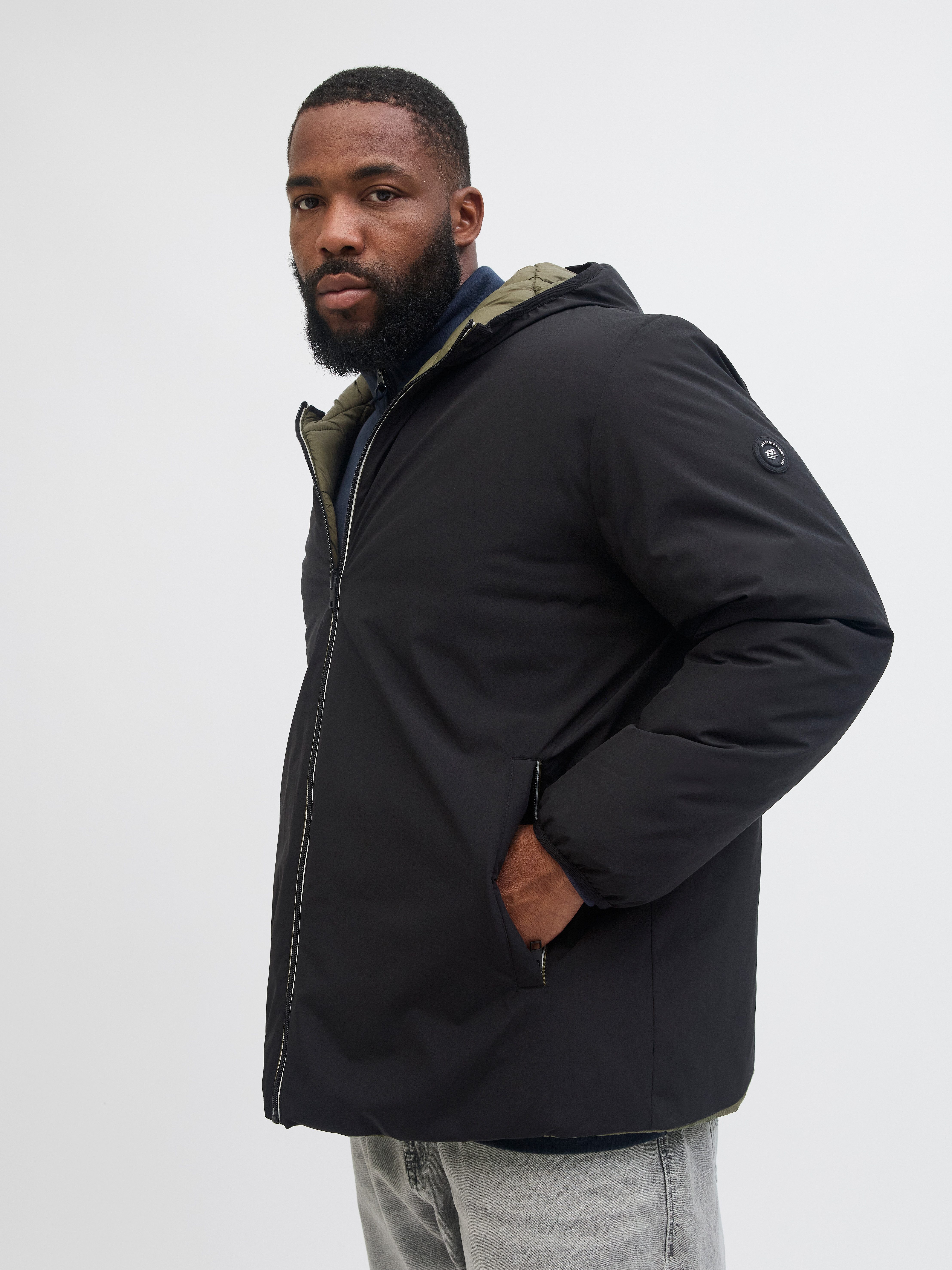 Jack & Jones PlusSize Wendejacke JJEBROOK REVERSIBLE JACKET SN PLS
