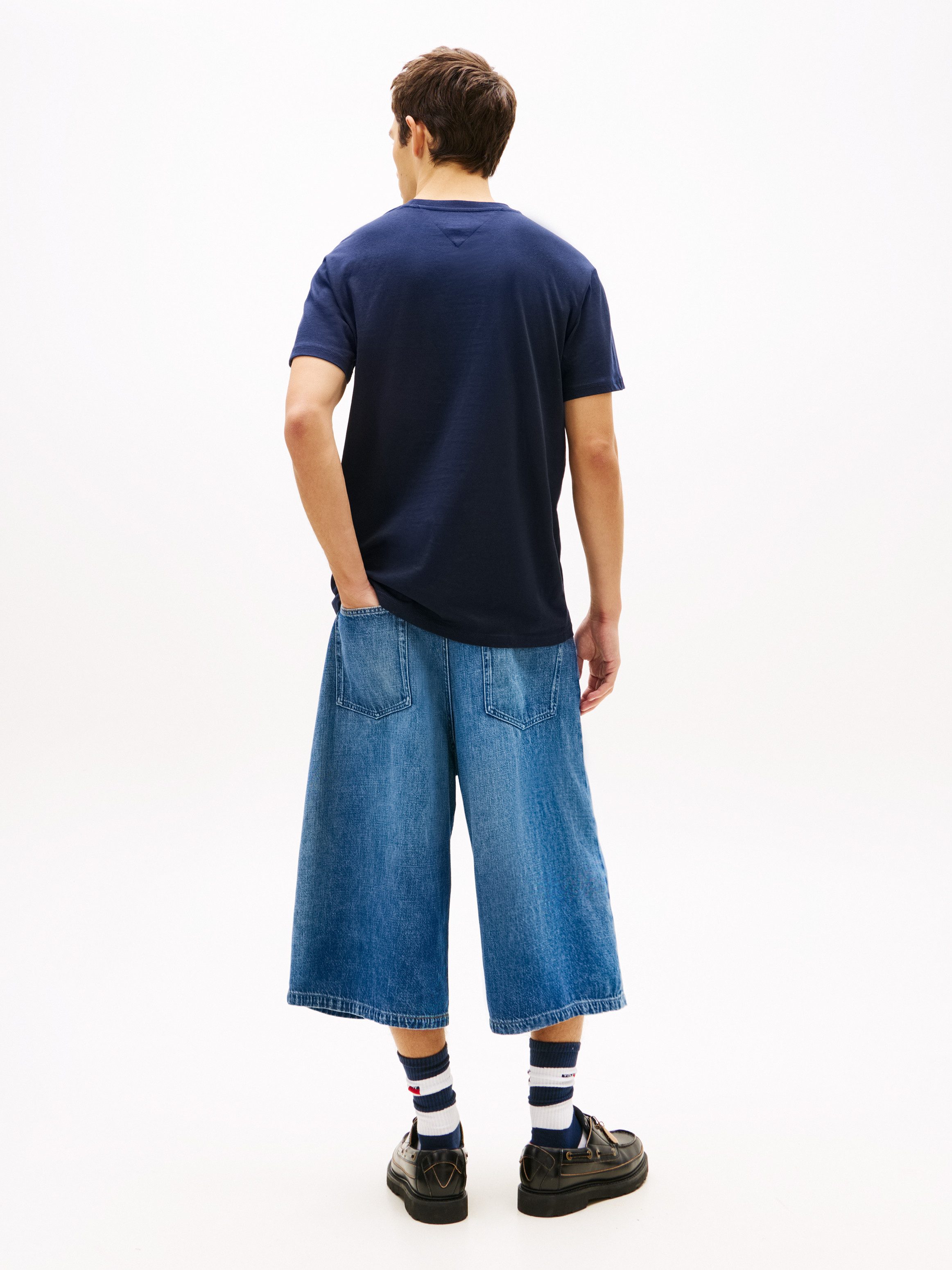 Tommy Jeans T-Shirt TJM SLIM FIT LINEAR 2PACK (Packung, 2-tlg) Rundhals, Jersey – Bild 5 von 5