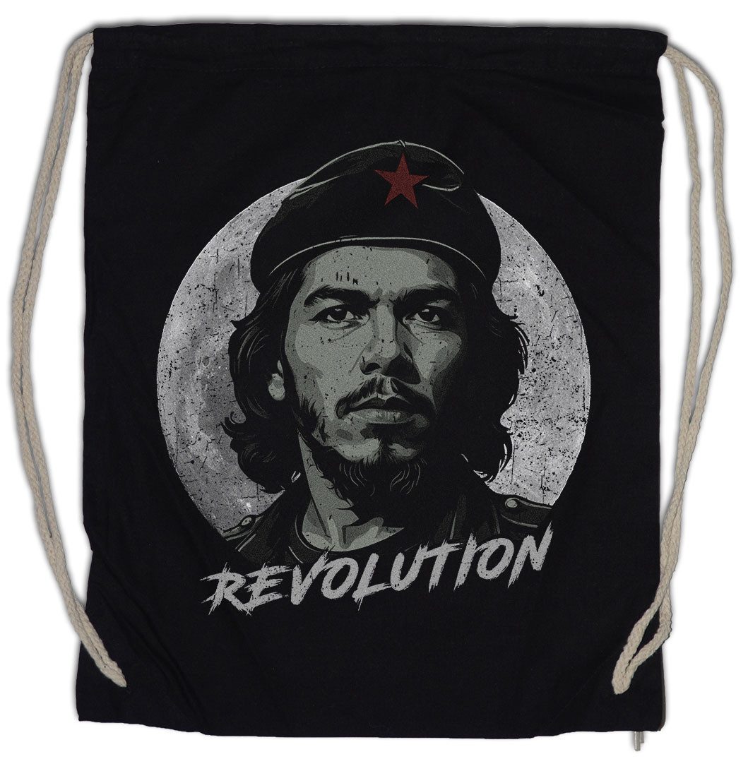 Urban Backwoods Turnbeutel Che Moon Turnbeutel Guerilla Cuba Castro Portrait Guevara Ernesto Kuba (1-tlg), Fidel Sozialismus Kommunismus Hasta