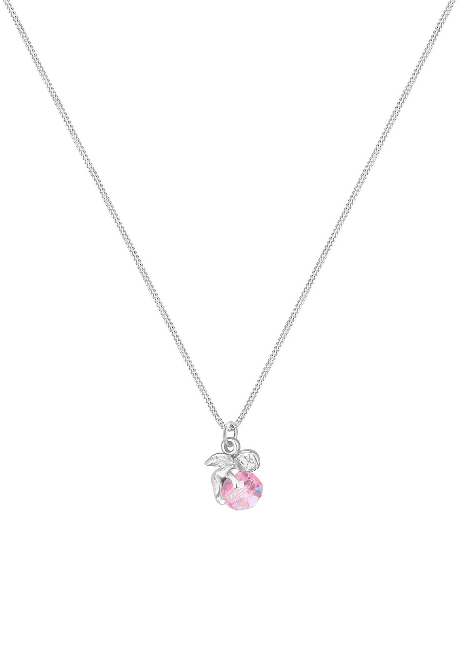 Elli Kette mit Anhänger Engel mit Kristalle Kugel 925 Sterling Silber, Enge günstig online kaufen