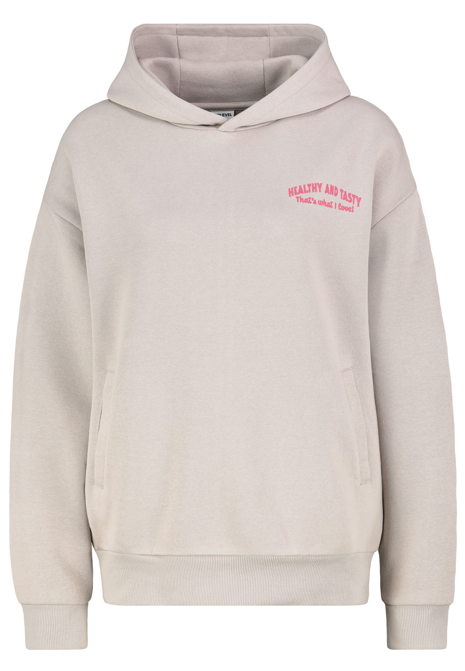 SUBLEVEL Kapuzenpullover Damen Hoodie mit Früchte-Print günstig online kaufen