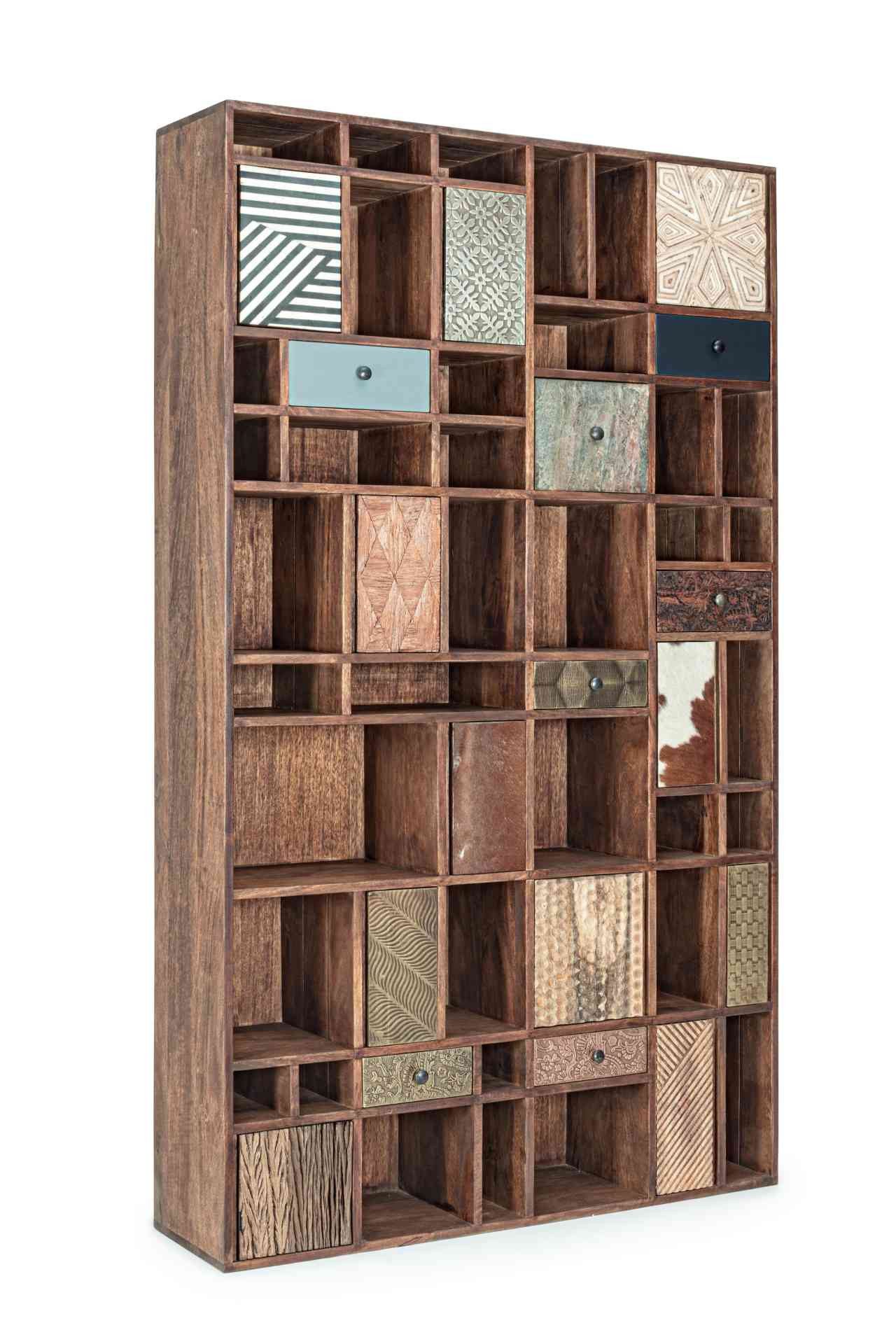 Bizzotto Bücherregal Dhaval aus Mangoholz