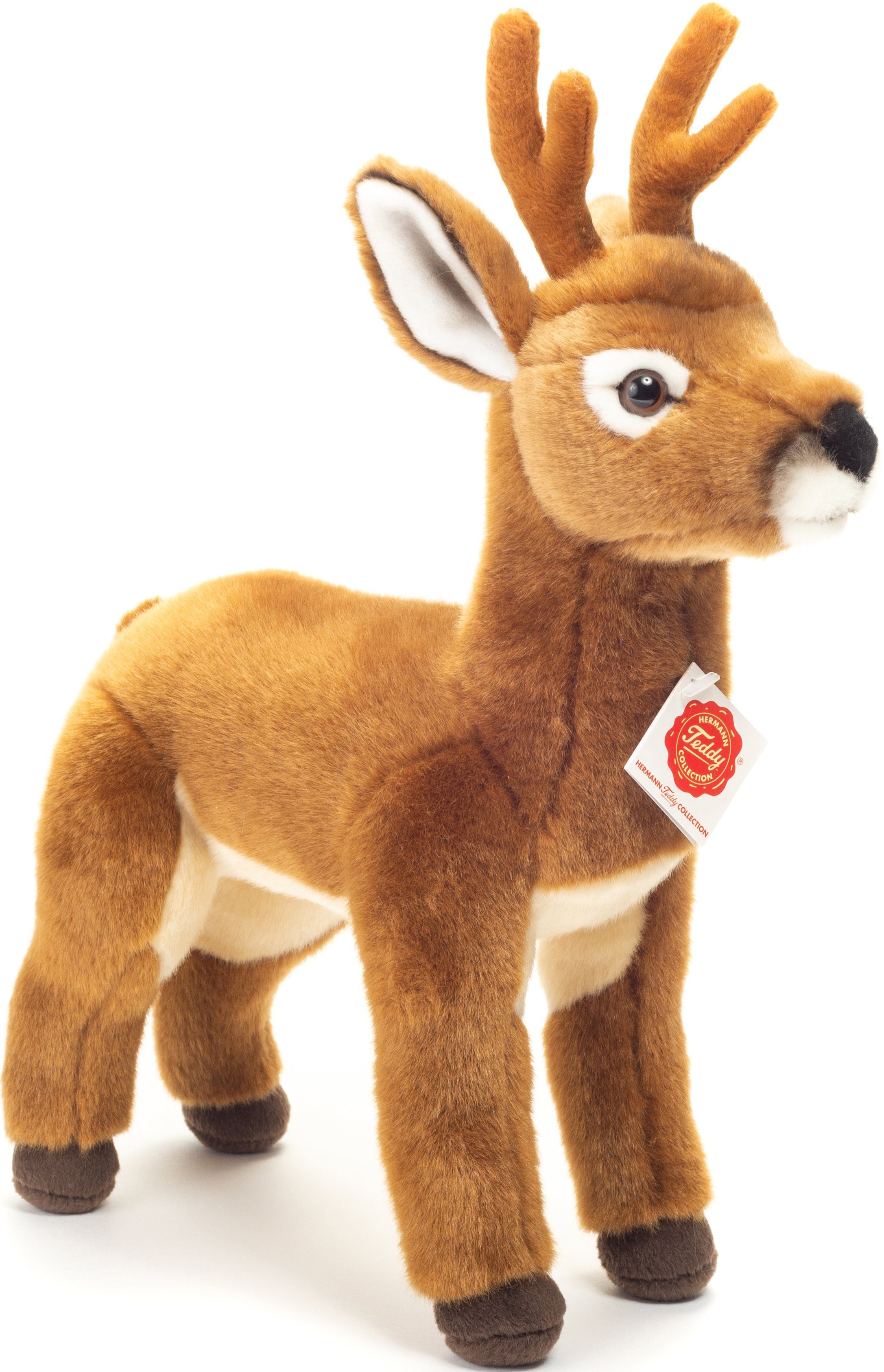 Teddy Hermann® Kuscheltier Rehbock 30 cm, zum Teil aus recyceltem Material