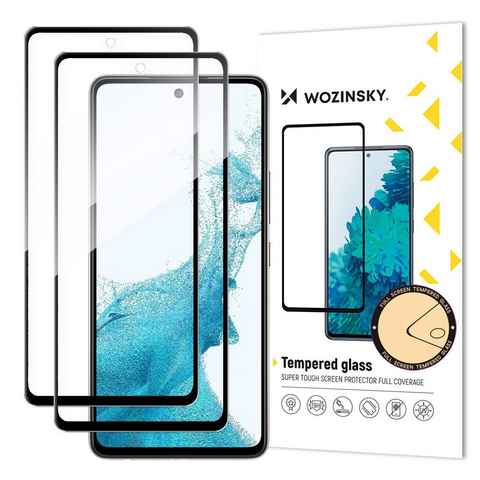 cofi1453 Handyhülle 2 x 5D Schutz Glas für Samsung Galaxy A53 5G 6,5 Zoll, Displayschutz Panzerglasfolie