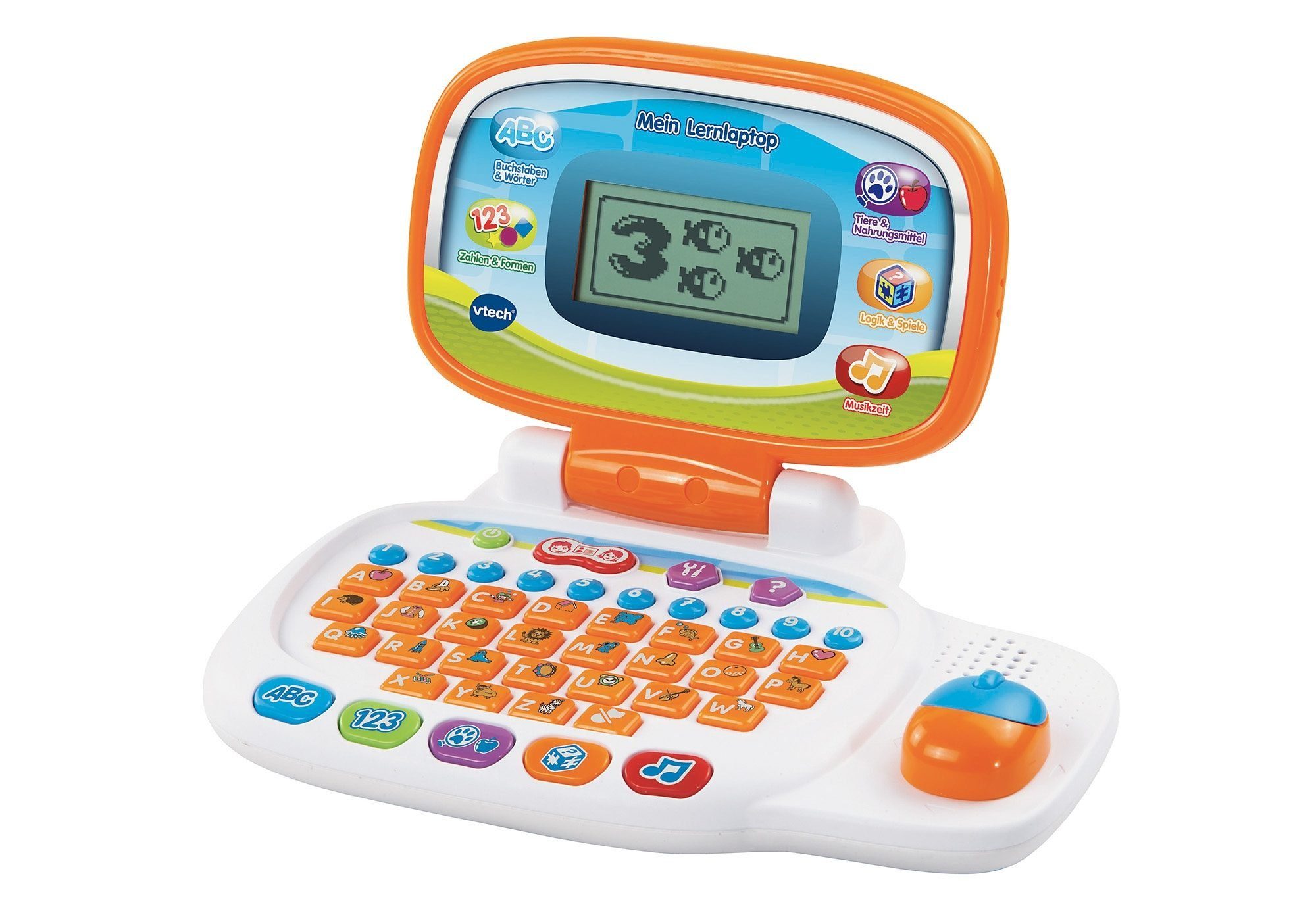 Vtech® Kindercomputer Ready Set School, Mein orange Lernlaptop