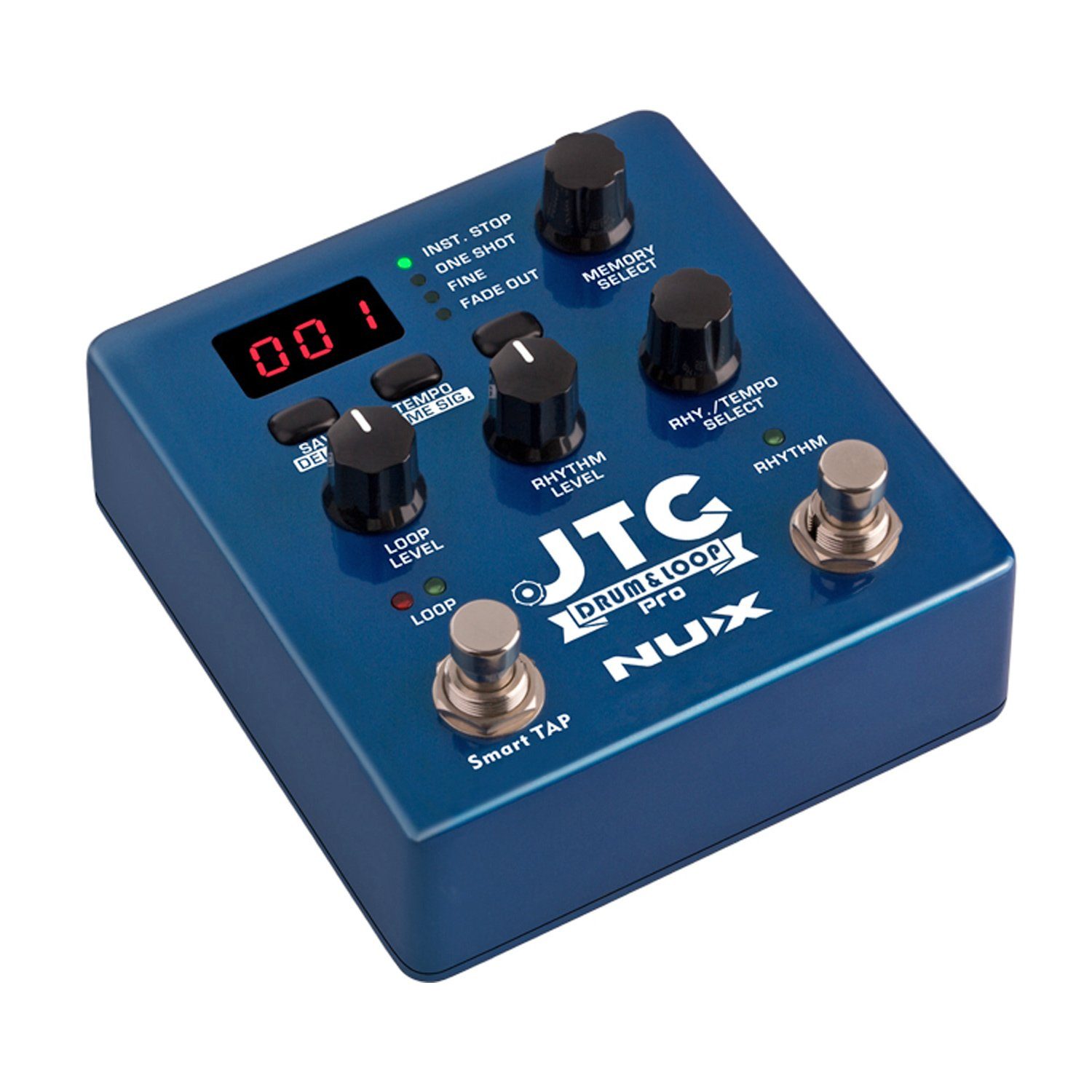 Nux E-Gitarre JTC Drum and Loop Pro Dual Switch Effektpedal, Effektpedal