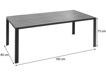 MCW Gartentisch MCW-N40-180, Mit extra breiten Füßen für hohe Standfestigkeit