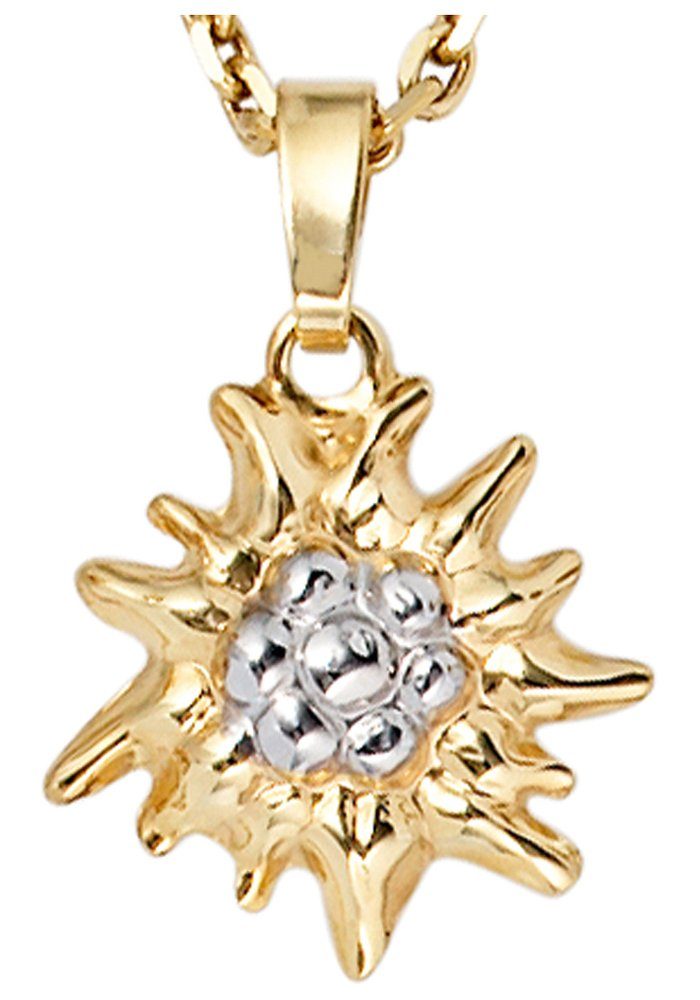 JOBO Kettenanhänger Anhänger Edelweiß...