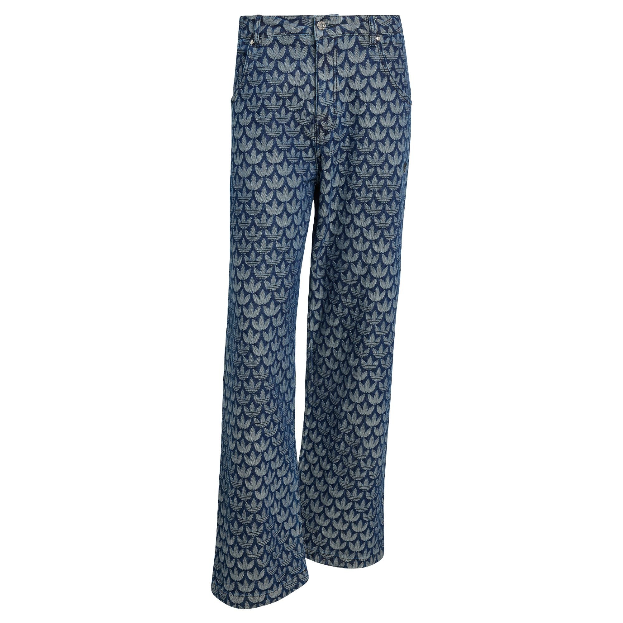 Loose-fit-Jeans MONOGRAMM JEANSHOSE, LOCKER GESCHNITTEN