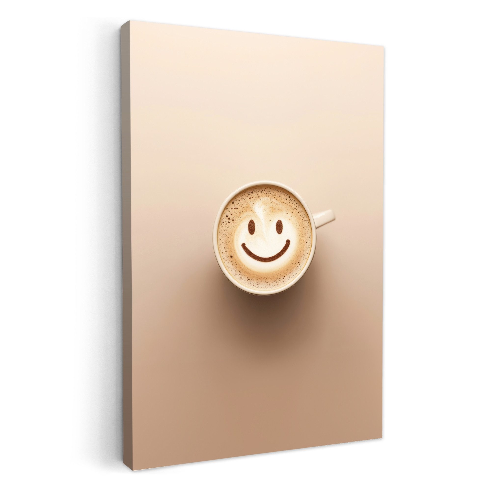 OneMillionCanvasses® Leinwandbild Kaffee - Milchschaum - günstig online kaufen