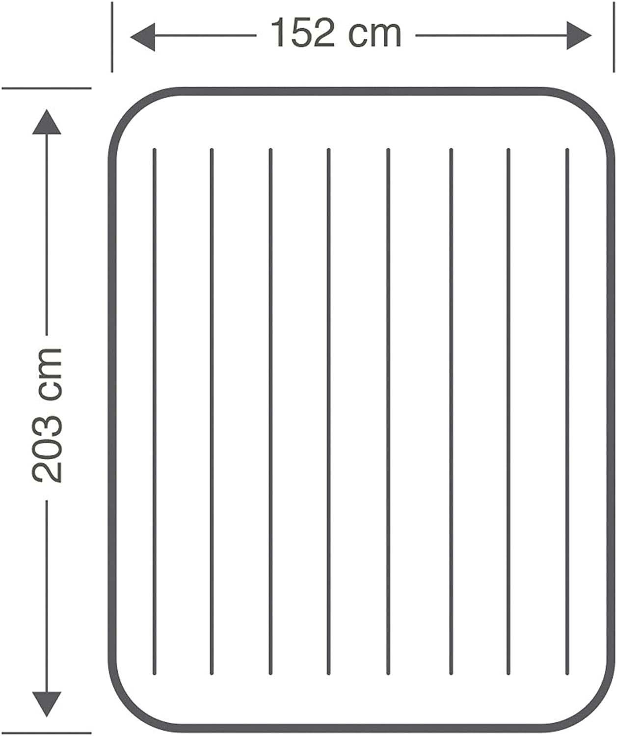 Intex Luftmatratze Intex 64103 - QUEEN DURA-BEAM SERIES SINGLE-HIGH AIRBED günstig online kaufen