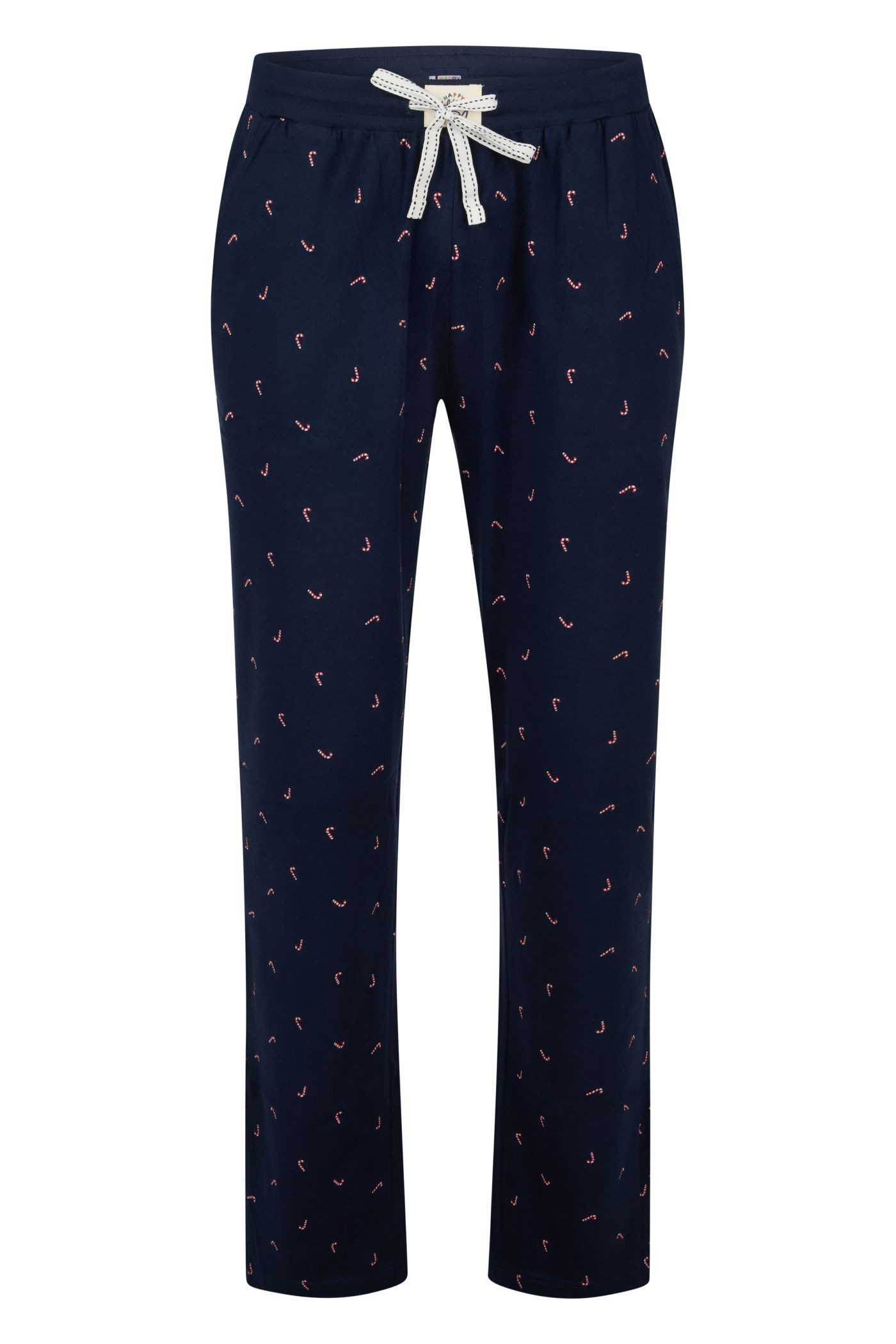 HAPPY SHORTS Pyjama HAPPY SHORTS Herren Schlafanzughose Homewear X-MAS Navy Zuckerstange
