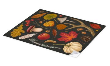 Posterlounge Wandfolie Vasilisa Romanenko, Herbstspaziergang, Küche Natürlichkeit Malerei