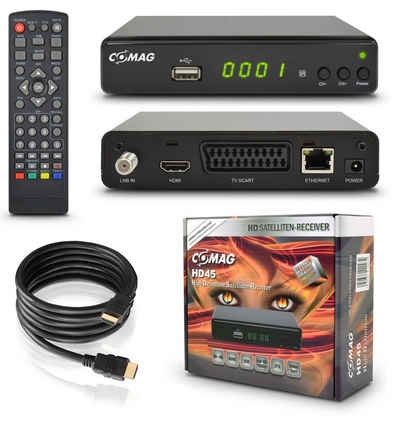 Comag COMAG HD45 Digitaler HD Sat Receiver (FULL HD, HDTV, DVB-S2, HDMI, Satellitenreceiver
