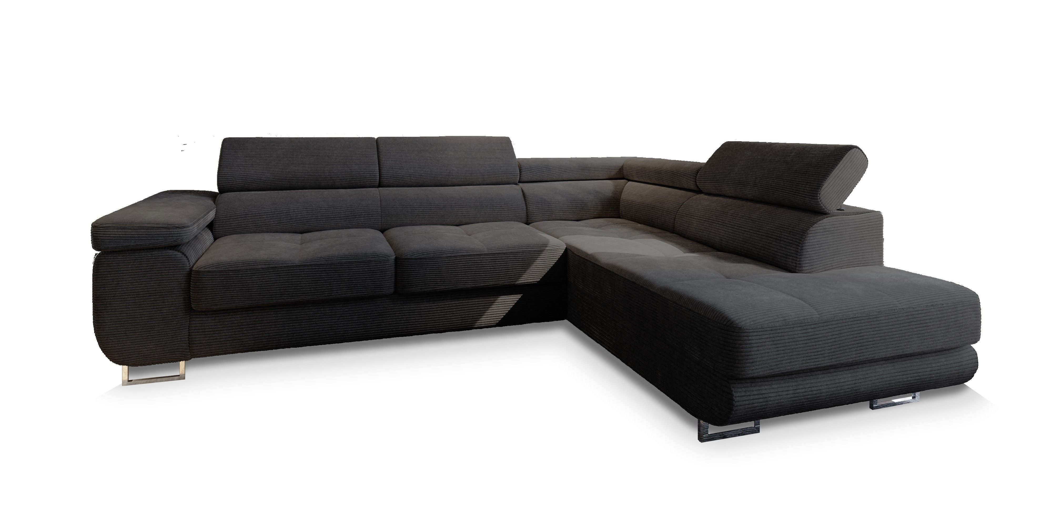 Masseno Ecksofa APIRO mit Schlaffunktion L-Form, Sofa mit Bettkasten günstig online kaufen
