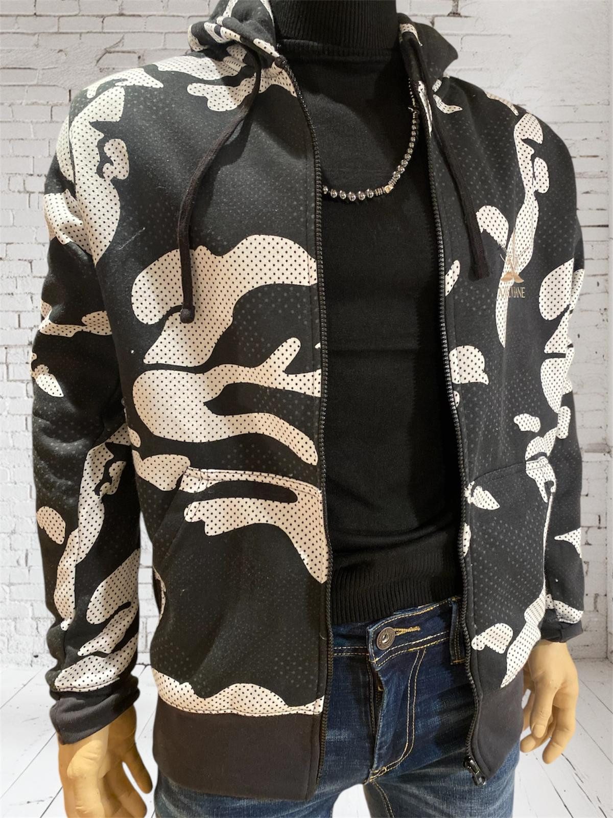 Aaron Bane Kapuzensweatjacke Aaron Bane Camouflage Zipper Hoodie Kapuzenjacke Limitiert bis 10 XL