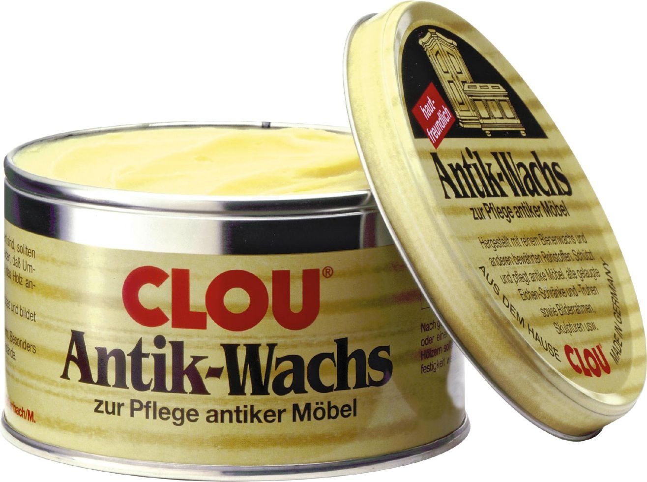 CLOU Fertigspachtel Clou Antik Wachs fest natur 375 ml
