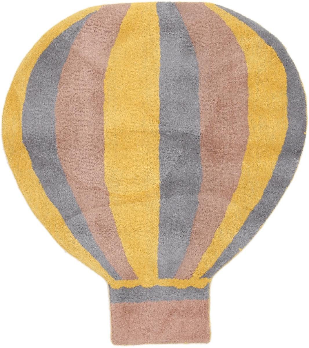 Orientteppich Balloon Handtufted 109x122 Orientteppich, Nain Trading, rechteckig, Höhe: 18 mm