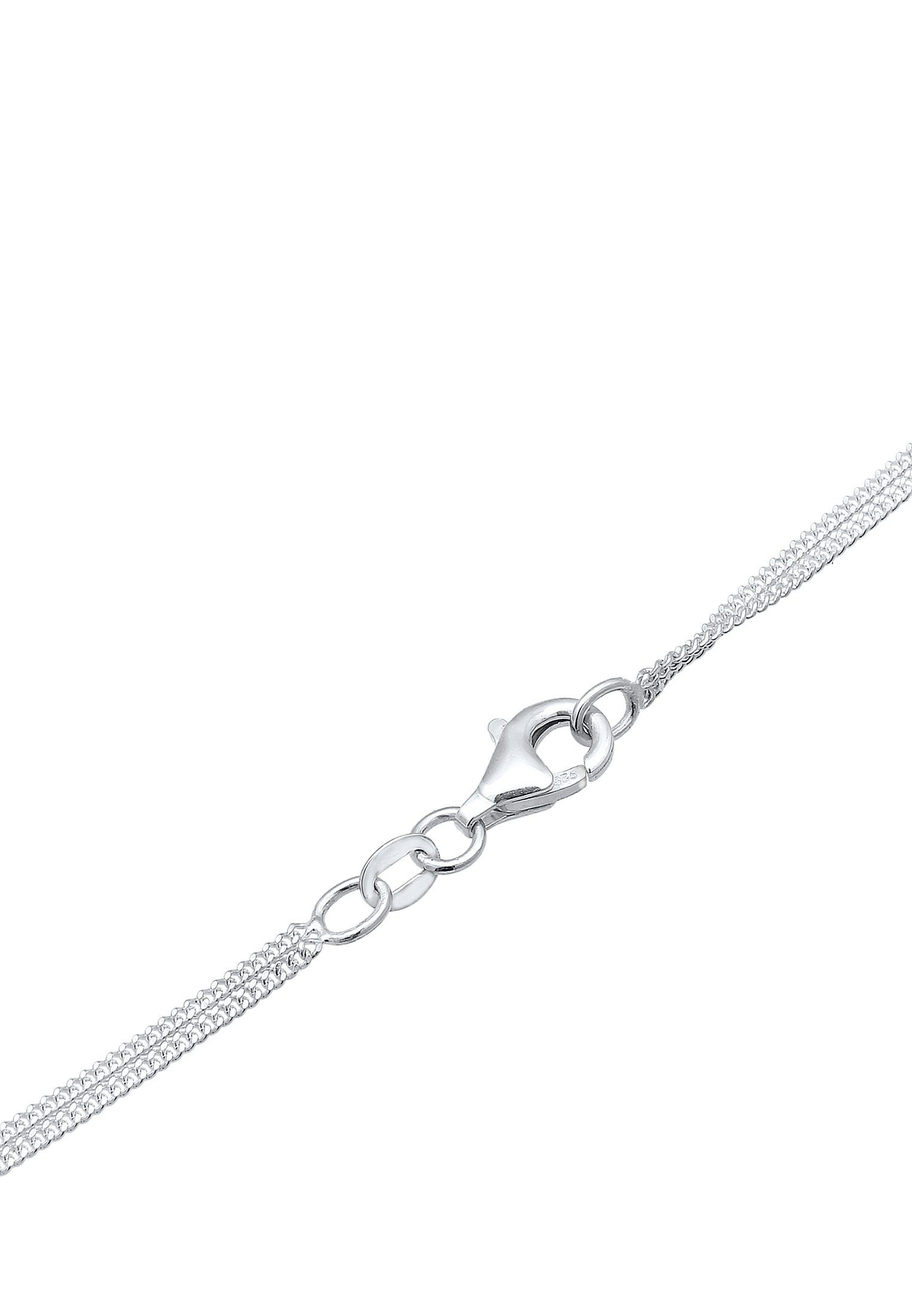 Elli Gliederkette Y-Kette Layer 925 Silber, mit Kristallen von Swarovski®