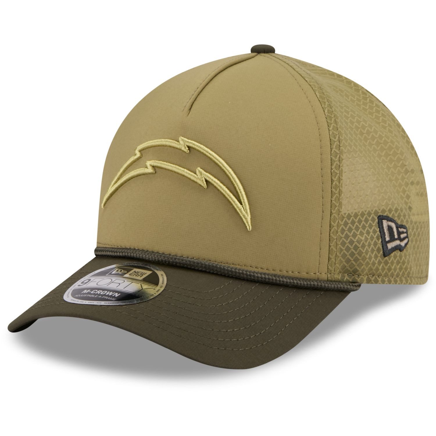 New Era Trucker Cap 9Forty MCrown SALUTE Los Angeles Chargers