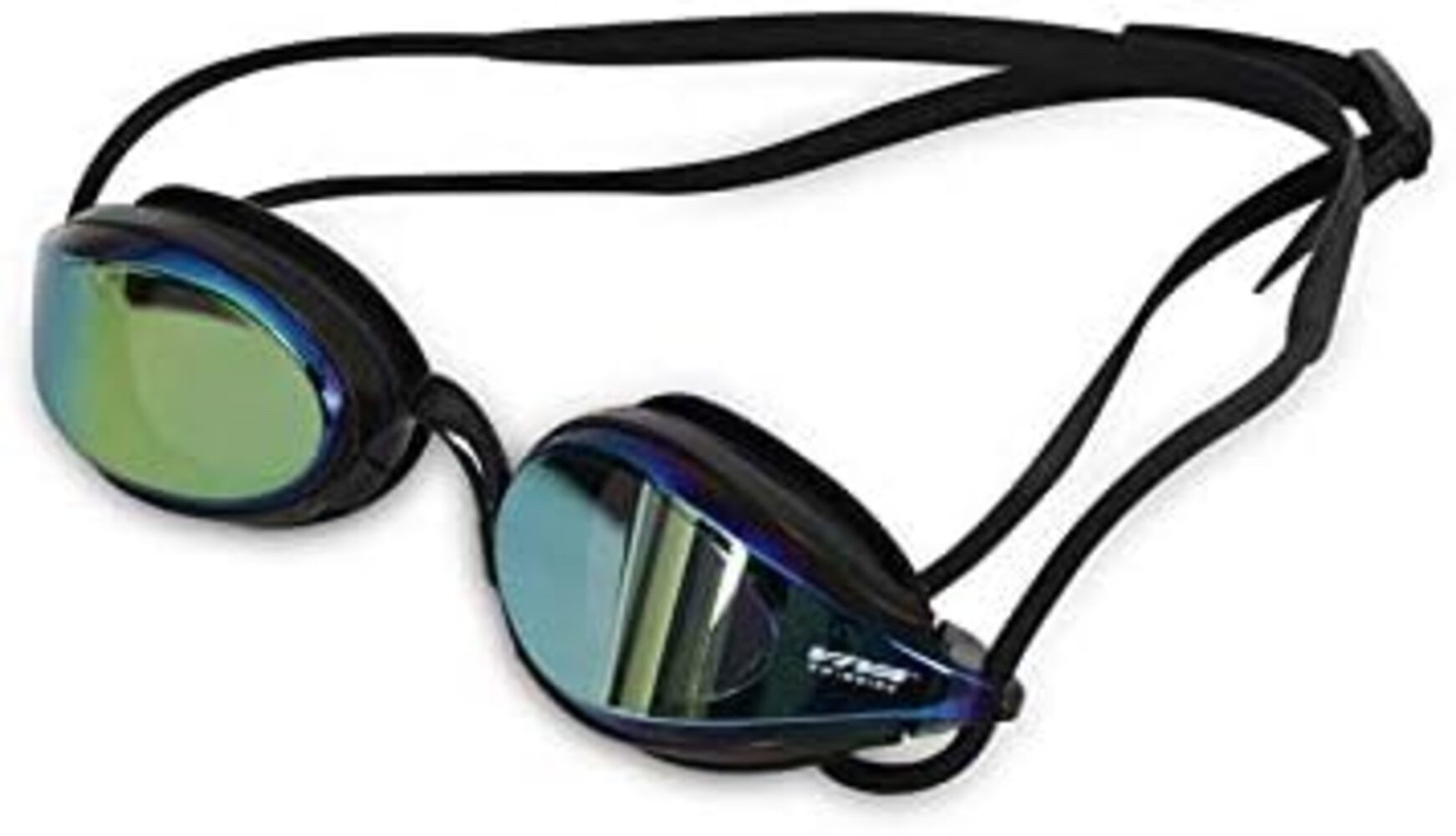 Vector X Schwimmbrille Viva 620M Schwimmbrille mit Spiegeln Für Männer & Jungen, (Verkaufspaket: Schwimmen Spiegelbrille, Anti-Fog & UV-Schutz, Für professionelle Schwimmer), Design für Haltbarkeit und Komfort
