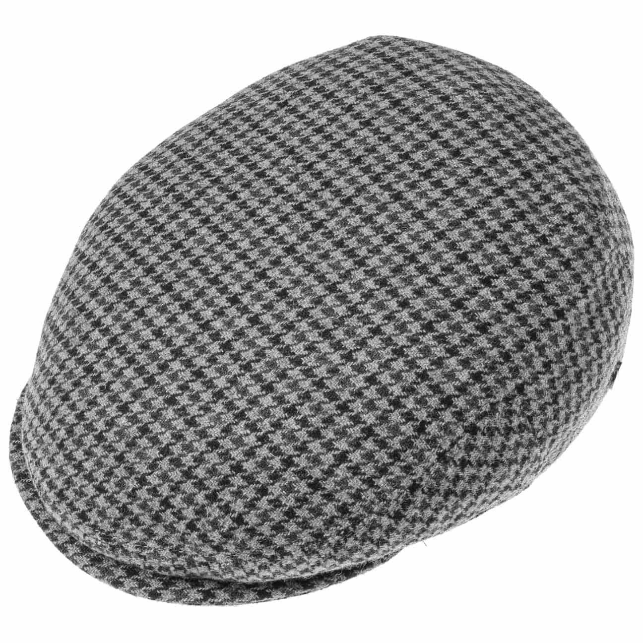 Lierys Flat Cap (1-St) mit Made in Italy Flatcap Schirm, grau