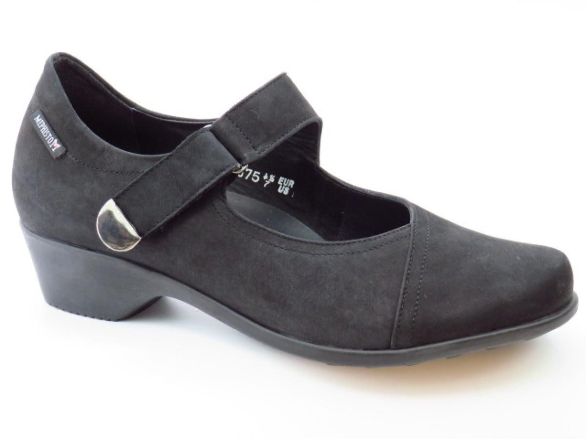 Reine-Nubuk black Ballerina