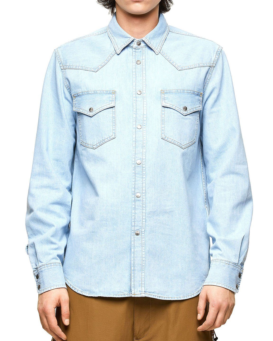 Diesel Jeanshemd Regular Fit Shirt - D-EAST-P1 0DAVK