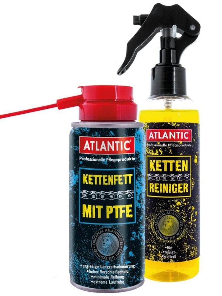 ATLANTIC Fahrradöl Atlantic KettenBox Kettenreiniger 200ml + Kettenfett 150ml 8800K