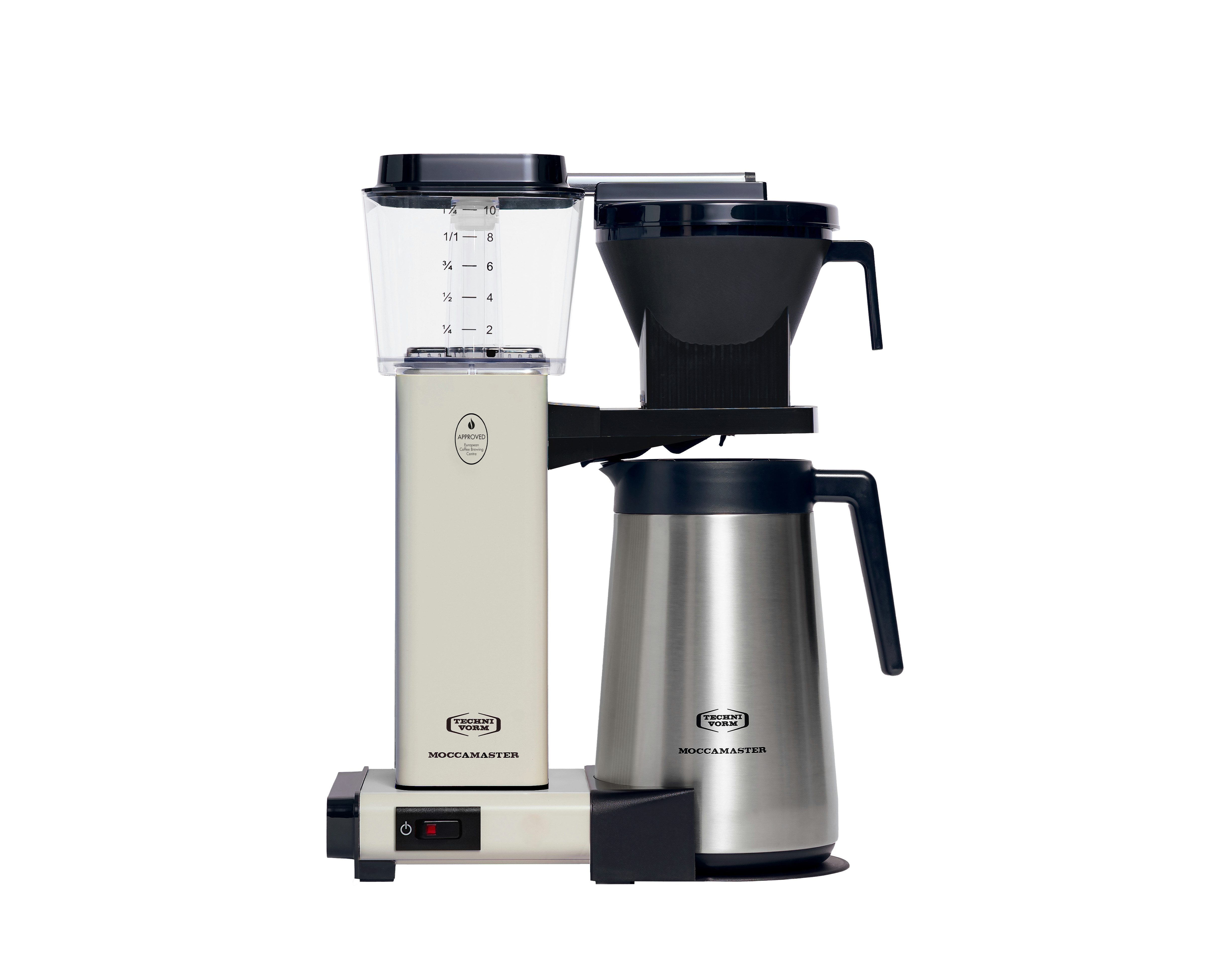 Moccamaster Filterkaffeemaschine, 1.25l Kaffeekanne, mit Thermokanne