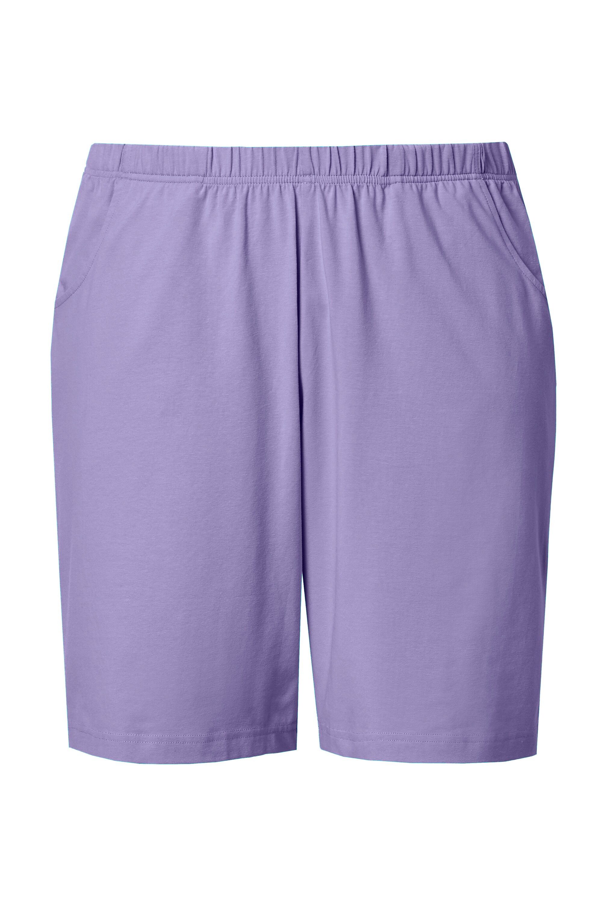 Ulla Popken Bermudas Jerseyshorts Taschen Elastikbund