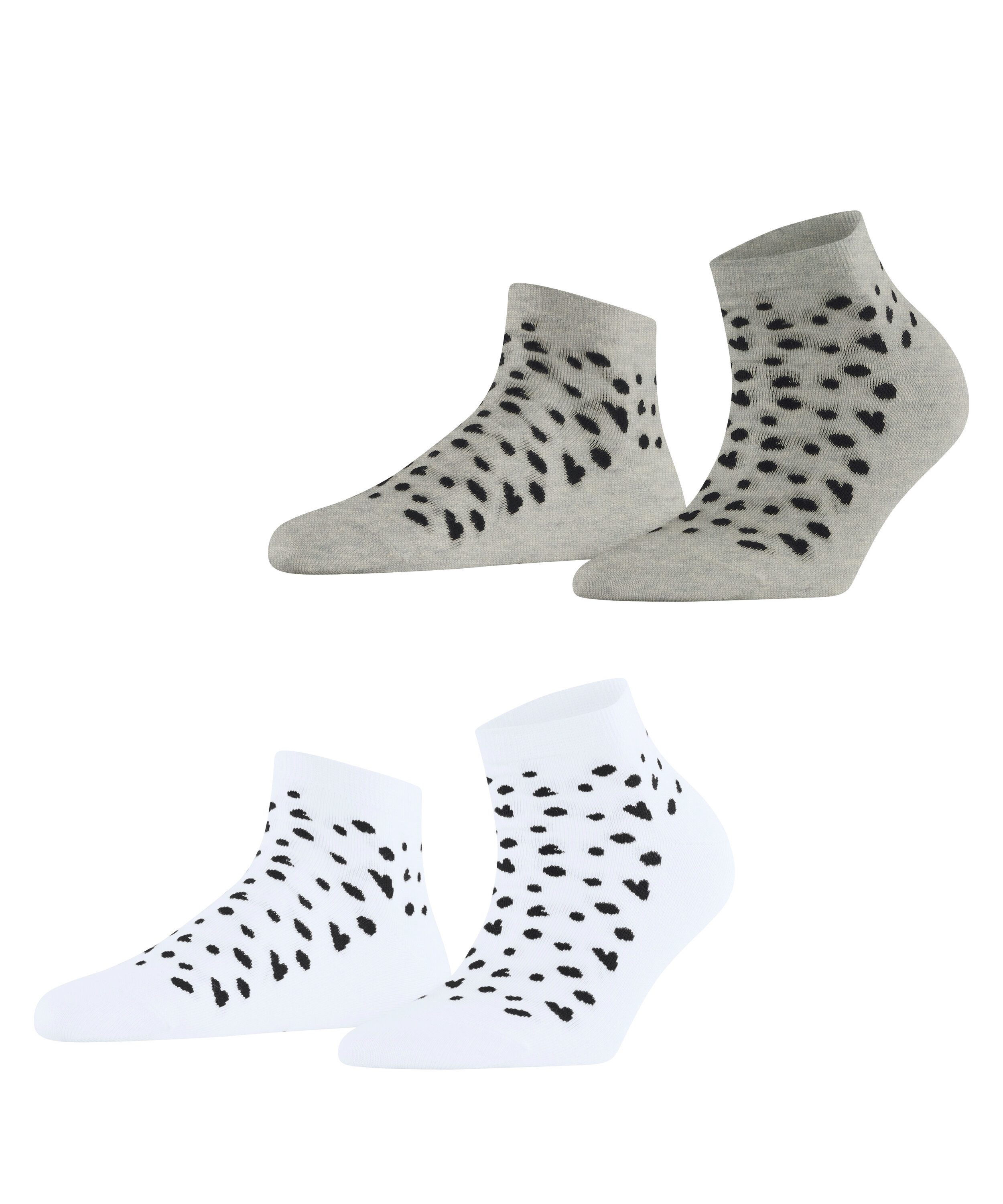 Sneakersocken Playful Hearts 2-Pack Sneakersocken