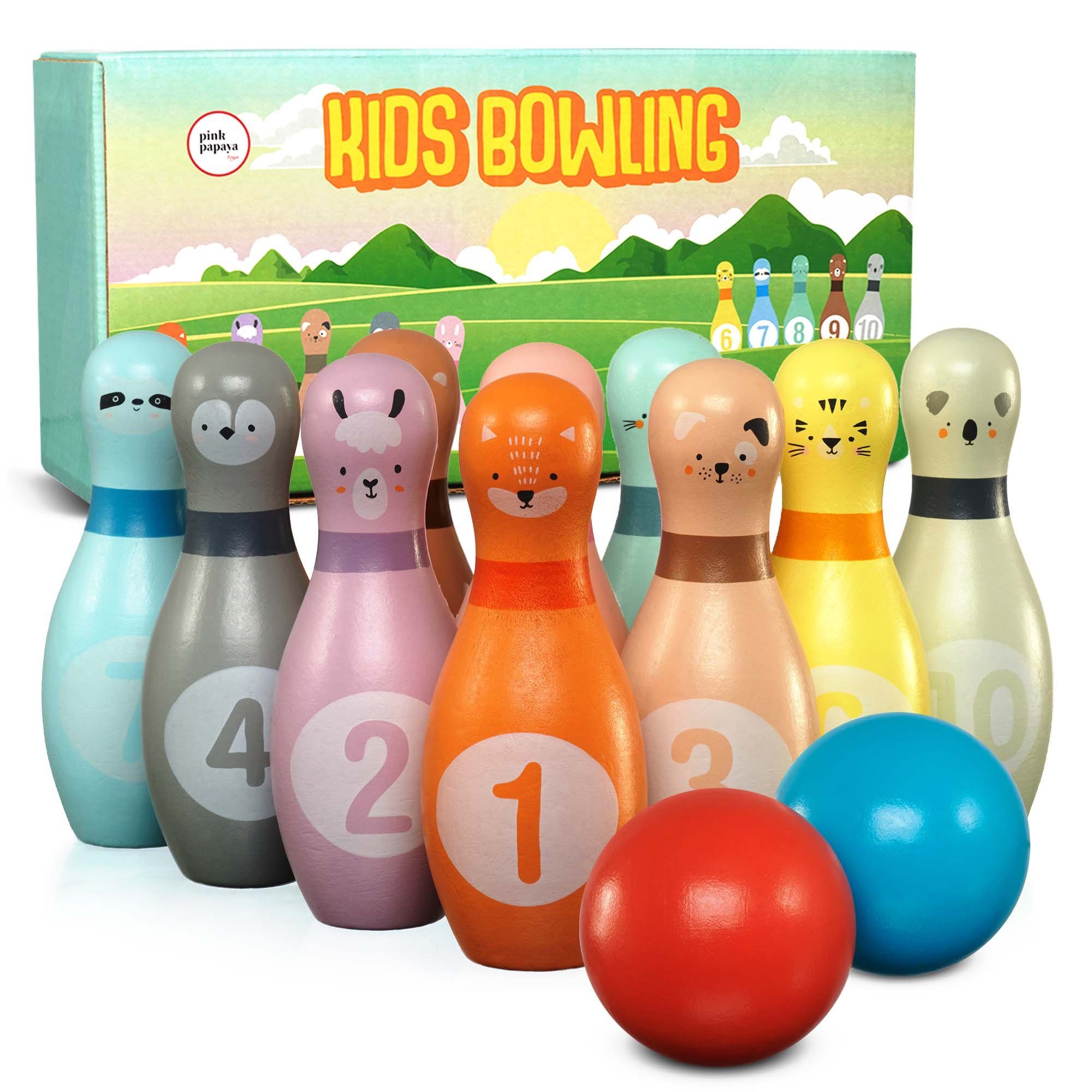 Spiel Kegelspiel für Kinder Kids Bowling Set