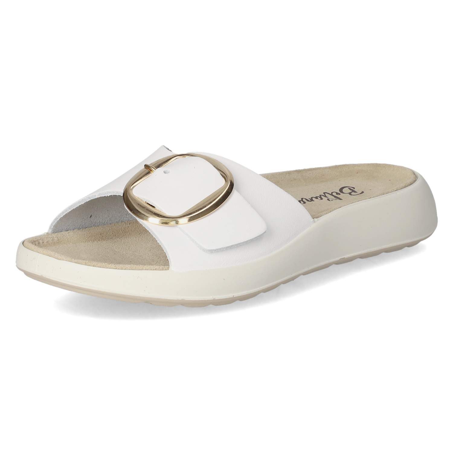 Beliana Beliana 75705128015001 Damen Glattleder weiss Pantolette