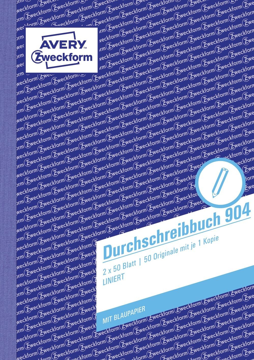 Formularblock 904 904 Durchschreibbuch, DIN A5, vorgelocht, 2 x 50 Blatt, weiß