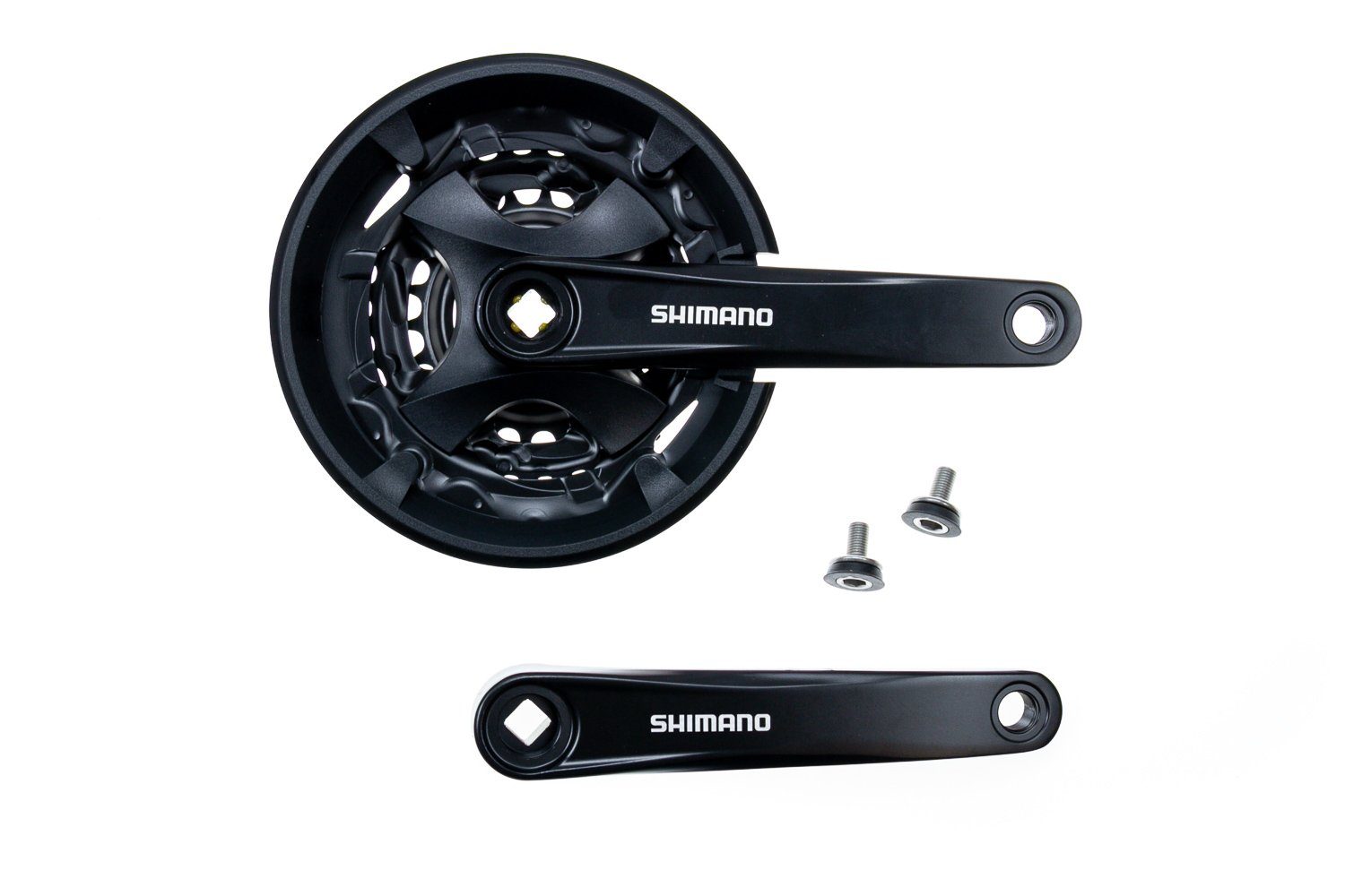 Shimano Fahrradkurbel SHIMANO Altus M2000 Kurbel Garnitur FC-MT101 Vierk